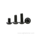 M4 M5 black oxide carbon steel Phillips Pan Head Screw With Collar